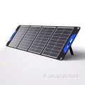 Panneau solaire mono pliable portable avec charge rapide